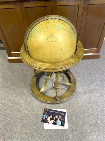 Vintage Heirloom Replogle Light-up Globe