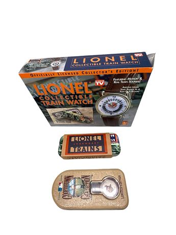Lionel and Cleveland Indians Collectible Watches
