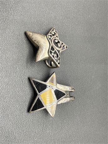Sterling Silver Star Pendants