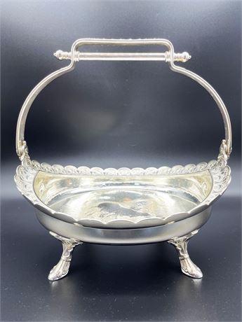 Silverplate Pedestal Dish
