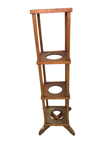 Antique Mission Oak Arts and Crafts Umbrella Stand