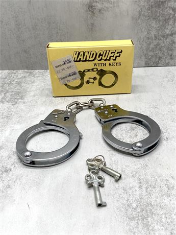 Vintage Handcuff and Key Set
