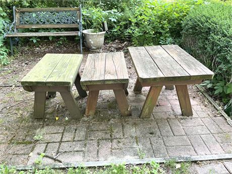 Wood Outdoor Tables