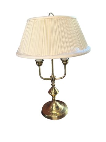 Brass Bouillotte Style Table Lamp