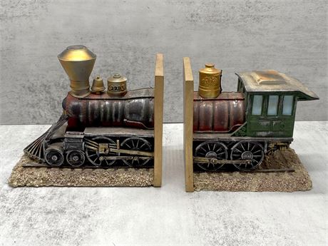 Vanmark Central Station Train Bookends