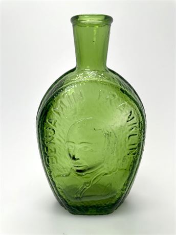 Benjamin Franklin Green Wheaton Bottle