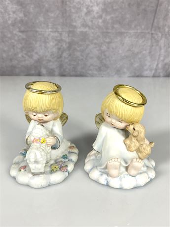 Porcelain Hand Painted Angels
