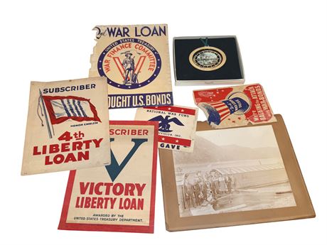 WWI Libery and War Loan Campaign Materials w/ Extras