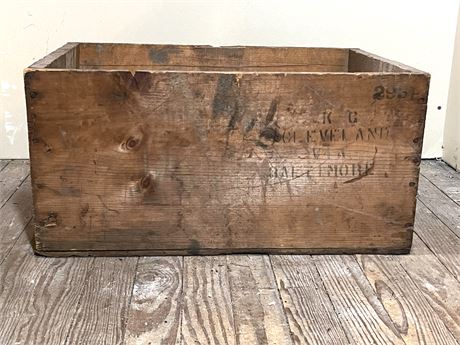 Wooden Salmon Crate