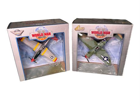 Yat Ming Air Signature 1:48 Scale WWII Series Diecast Planes