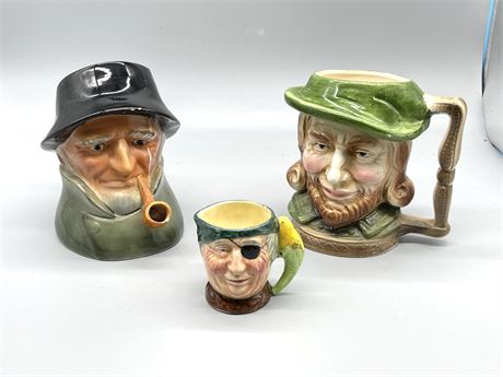 Three (3) Character Mugs