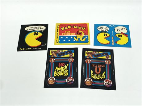 80s Video Game Sticker Lot