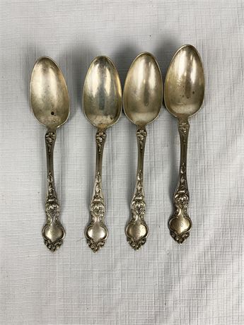 Four Sterling Spoons