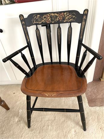 Hitchock Black Harvest Arm Chair