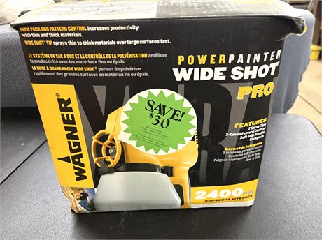 Wagner Power Painter Wide Shot Pro 2400psi