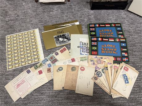 Stamp Lot Collection (books have older stamps)