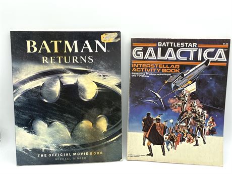 Batman & Battlestar Galactica Books