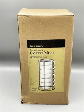 6-Piece World Market Coffee Mugs