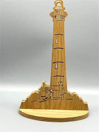 Carved Wood Light House